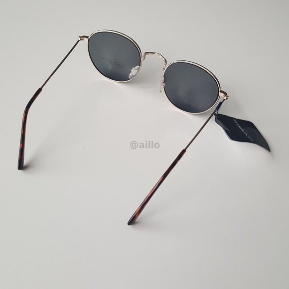 Lucky 🍀 Brand NELSON GOLD Wire Round Sunglasses - Picture 4 of 9